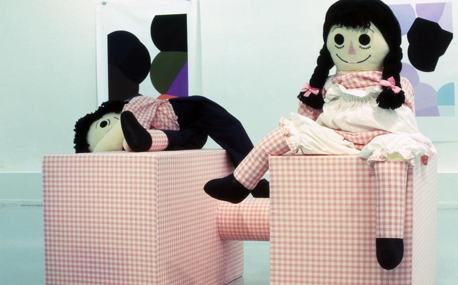 Sophia Kosmaoglou You Don’t Have To Say Please, 1998. Polyester foam & stuffing, fabric, silk stuffing, wool, 170 x 200 x 125 cm