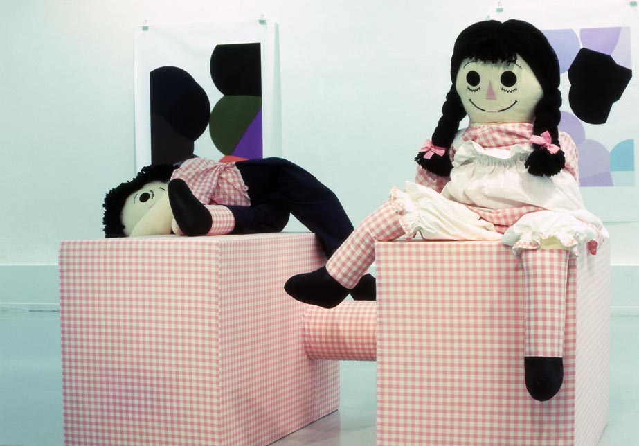 Sophia Kosmaoglou You Don’t Have To Say Please, 1998. Polyester foam & stuffing, fabric, silk stuffing, wool, 170 x 200 x 125 cm