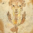 Paul Klee [1920] Angelus Novus. Oil transfer and watercolor on paper, 31.8 × 24.2 cm.