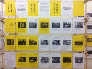 Public Works Archive of Alternative, Self-organised Schools. UK Commons Assembly, Tate Modern, Jul 2018.