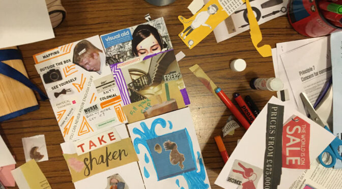 Zine Workshop on Co-operative Art Education. Conway Hall, 23 Nov 2019.