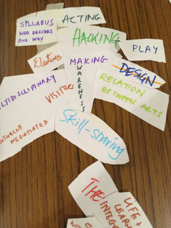 Self-organisation for Co-operative Art Education. Conway Hall, 28 Nov 2019.